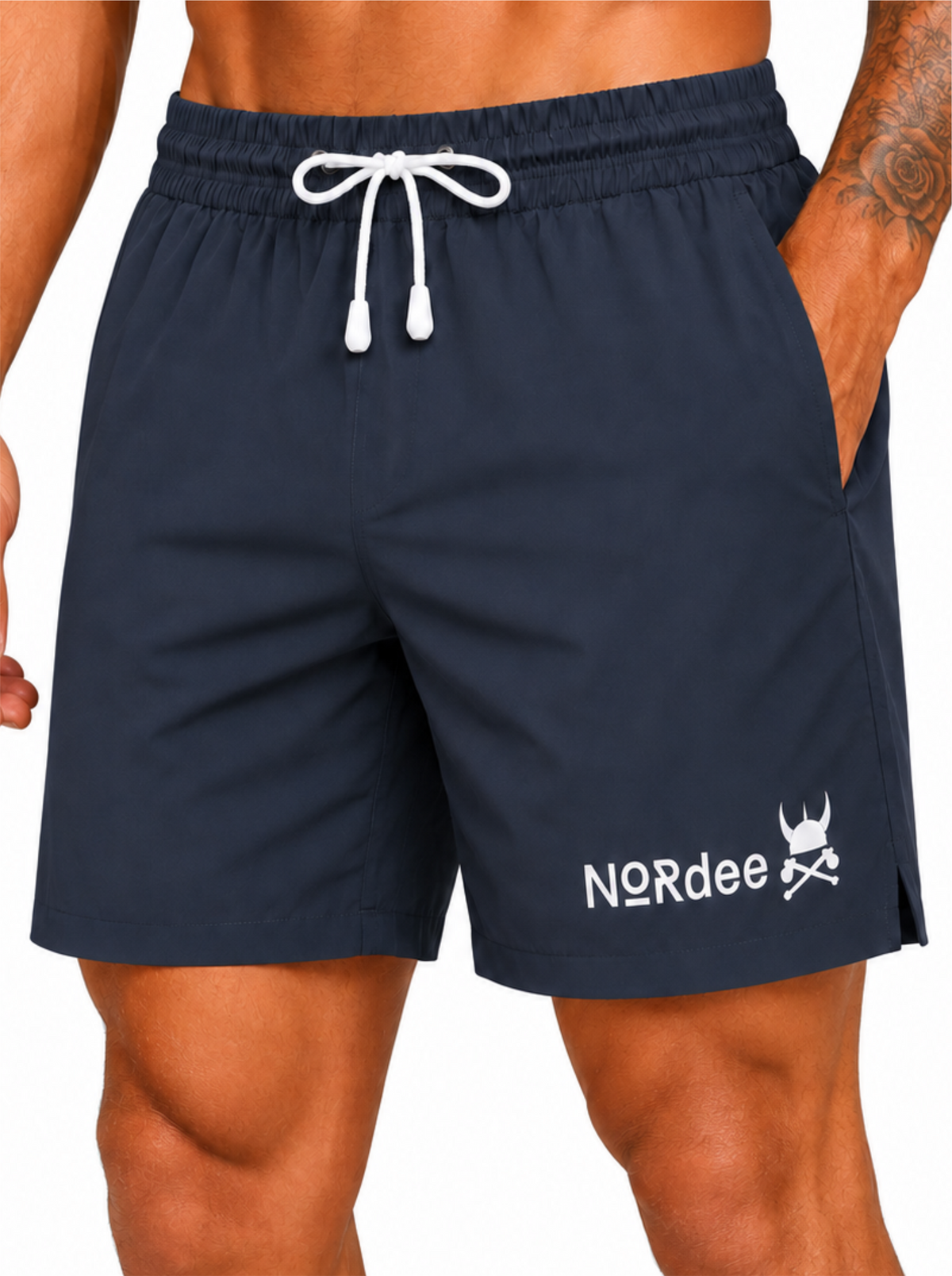 NORdee Vidar Slate Grey Performance Training Shorts