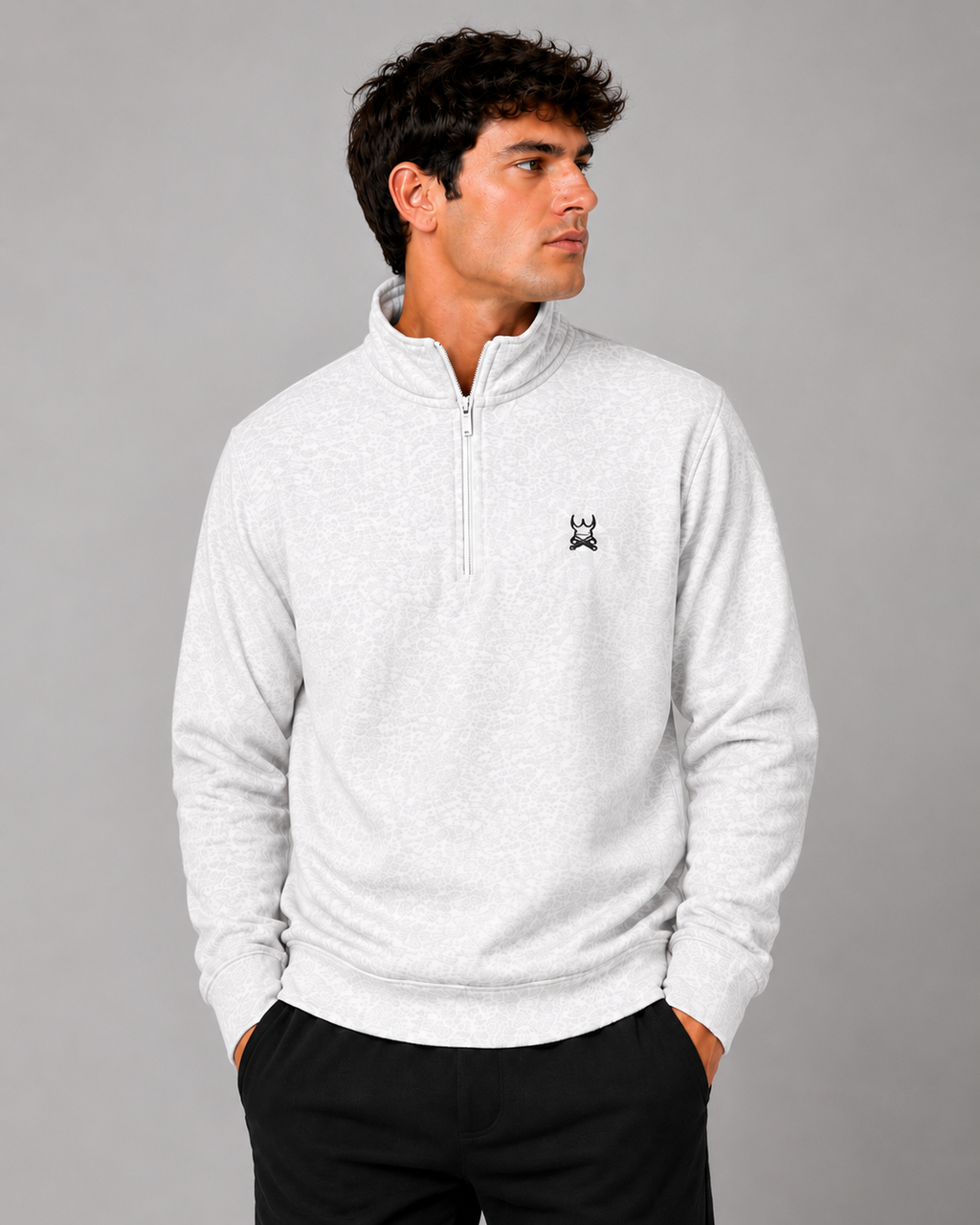 NORdee Melange Performance Quarter Zip