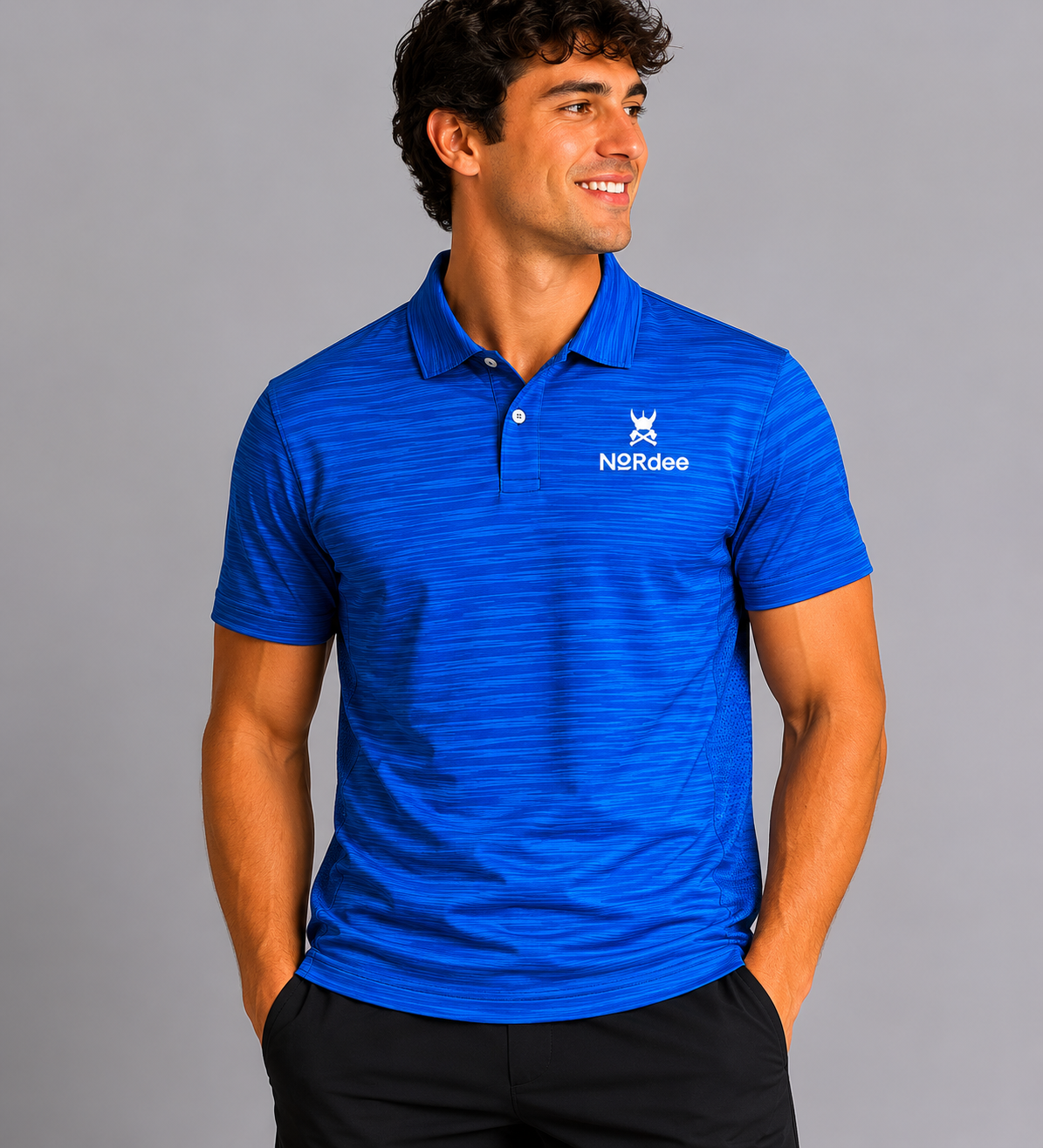 NORdee Glacier Blue Performance Polo