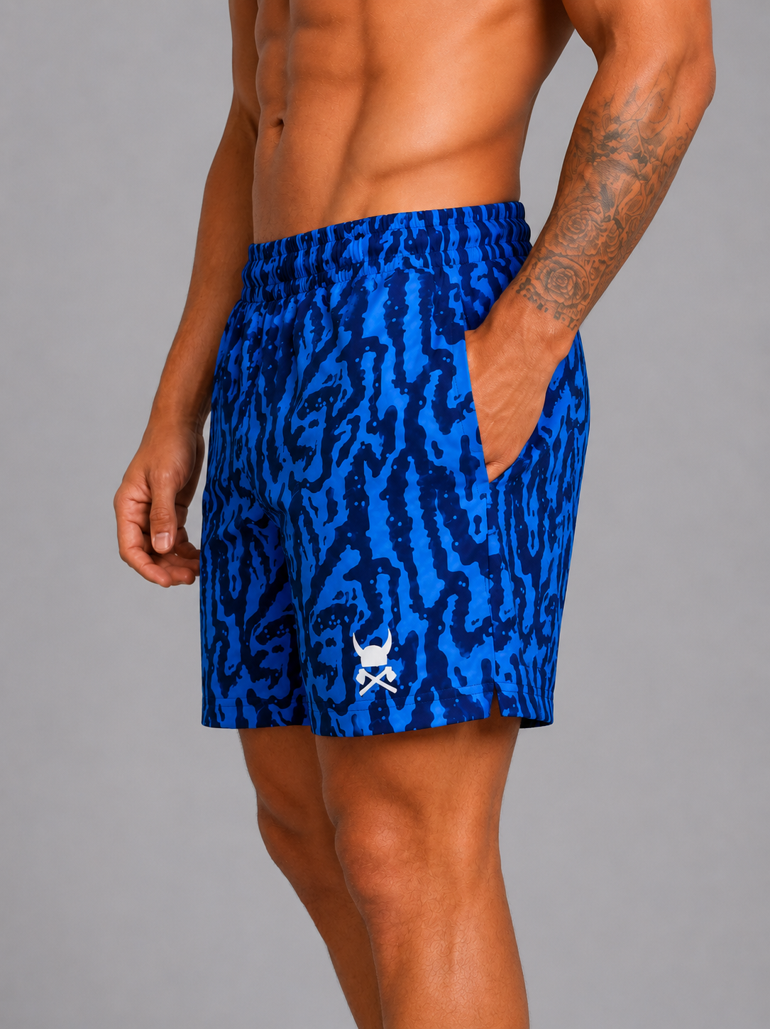 NORdee Blue Camo Performance Shorts