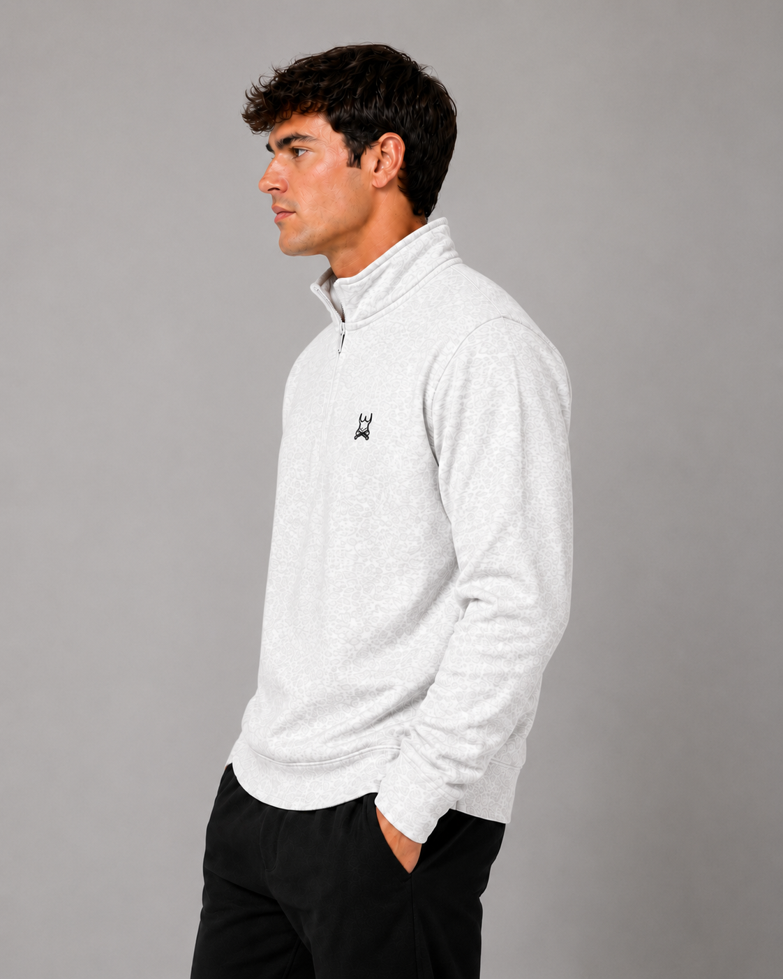 NORdee Melange Performance Quarter Zip
