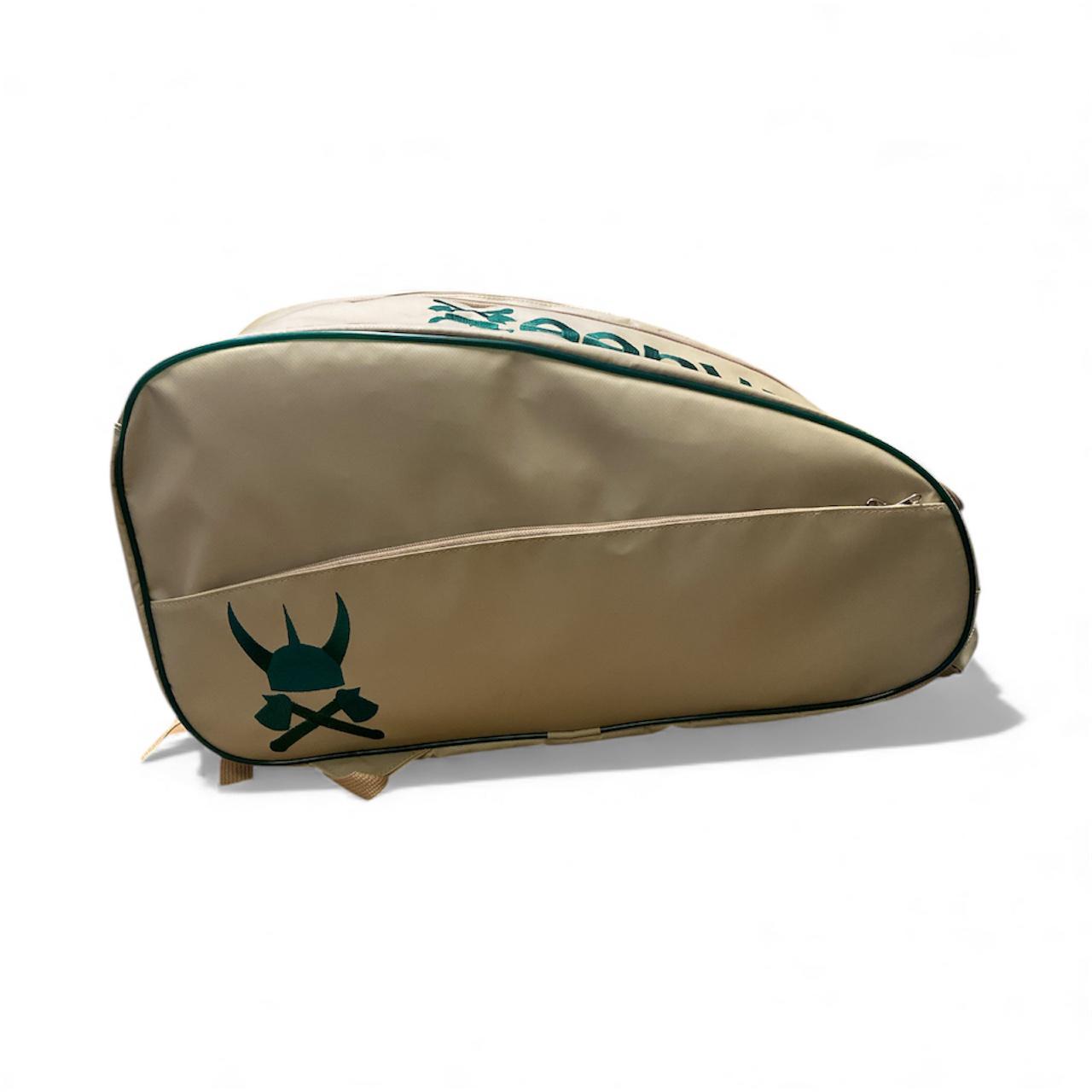 Tarp Padel Backpack - Stone and Green