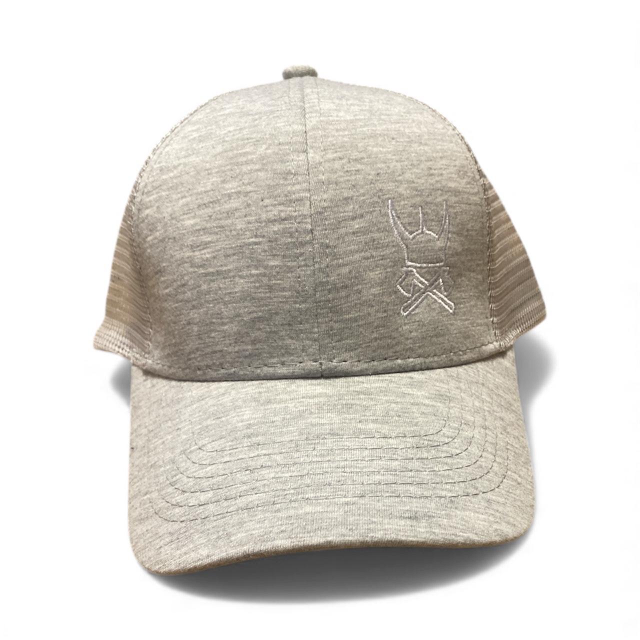 Hanna - Ladies Padel Pony Cap - Grey/White