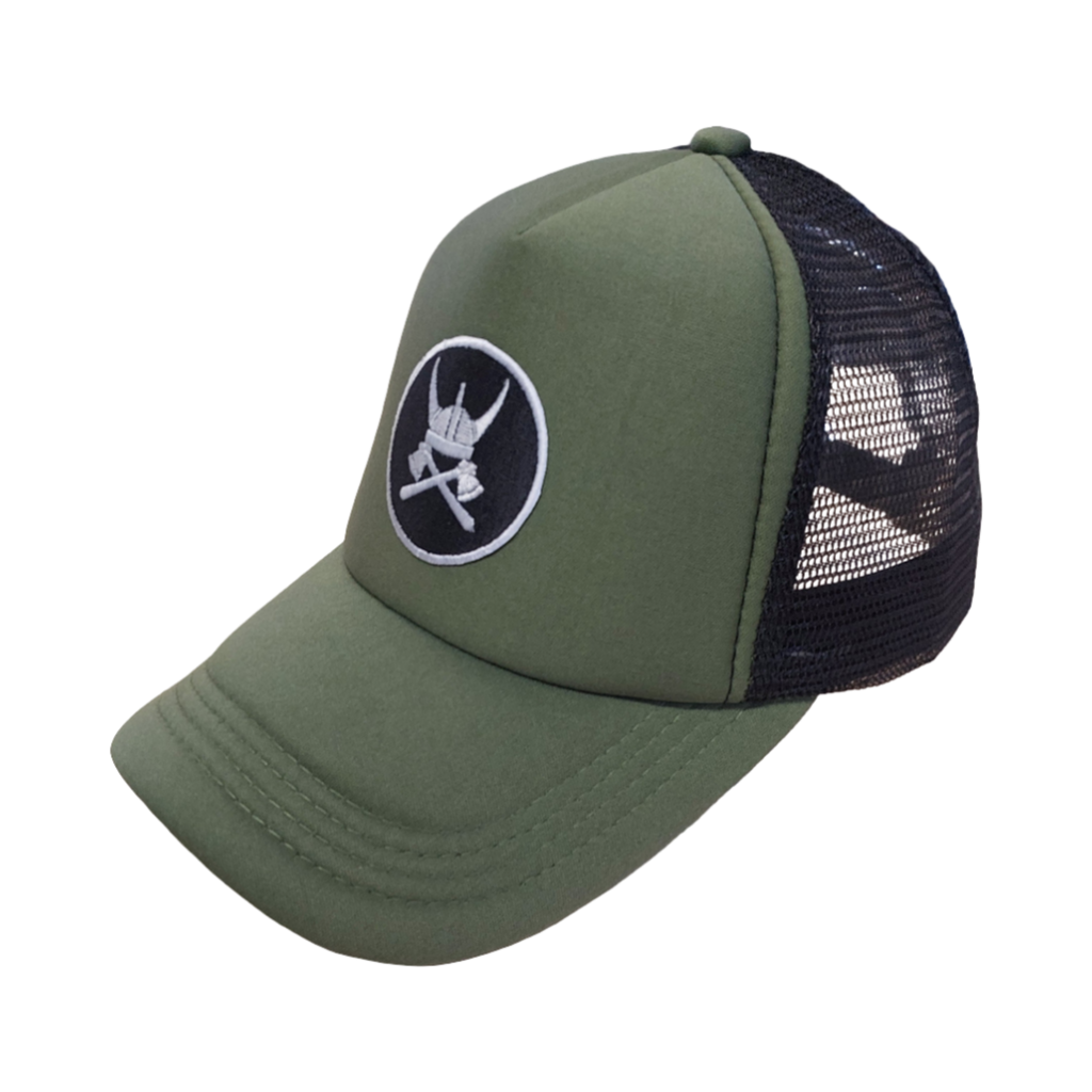 Sander Trucker Cap - Black and Olive