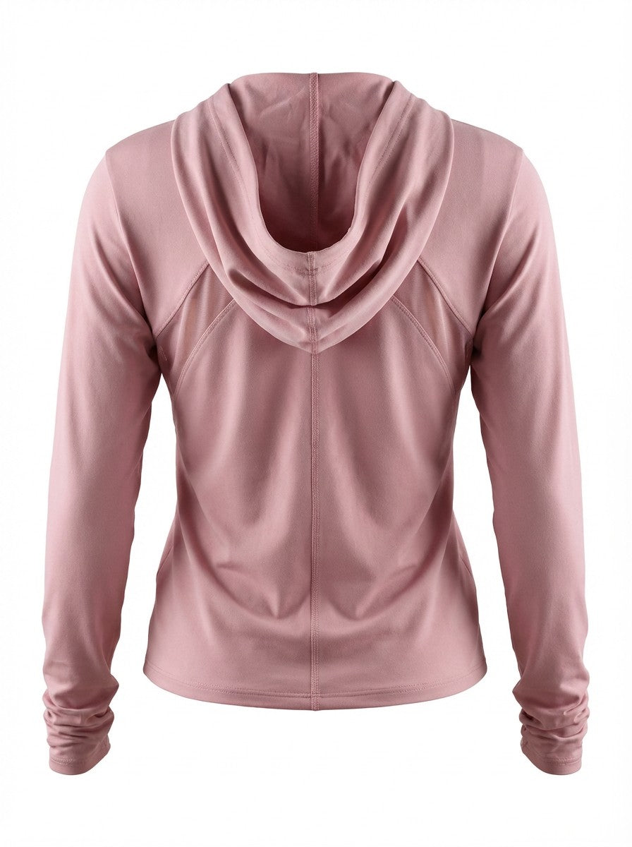 Sigrid Light Pink ladies Performance long sleeve Hoodie