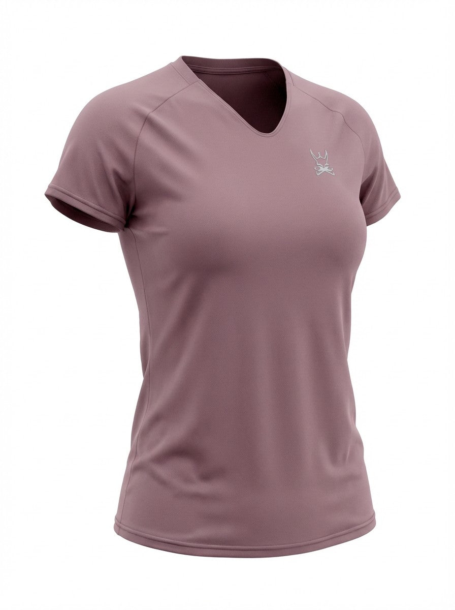 Tivoli Mauve V-neck tee